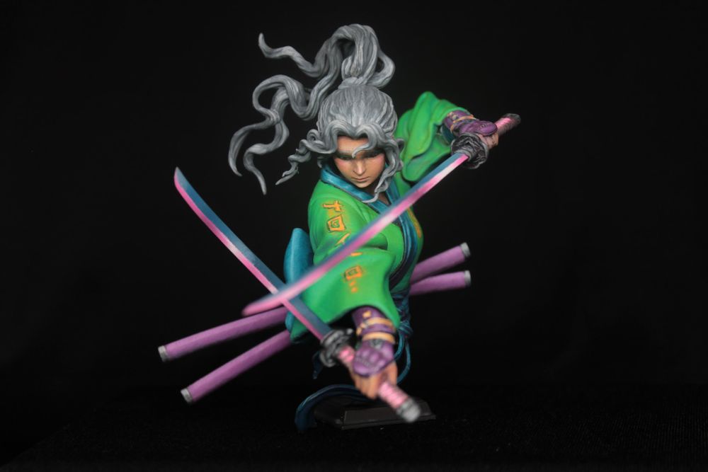Busto Neko Warrior