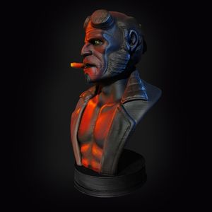 Hellboy bust