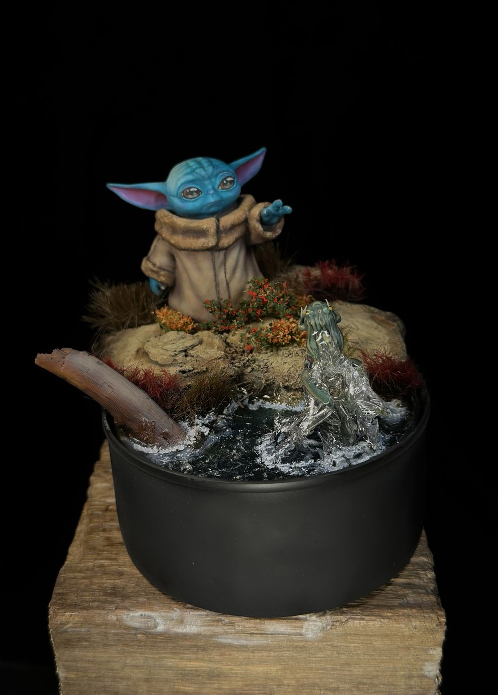 Grogu e o Sapo