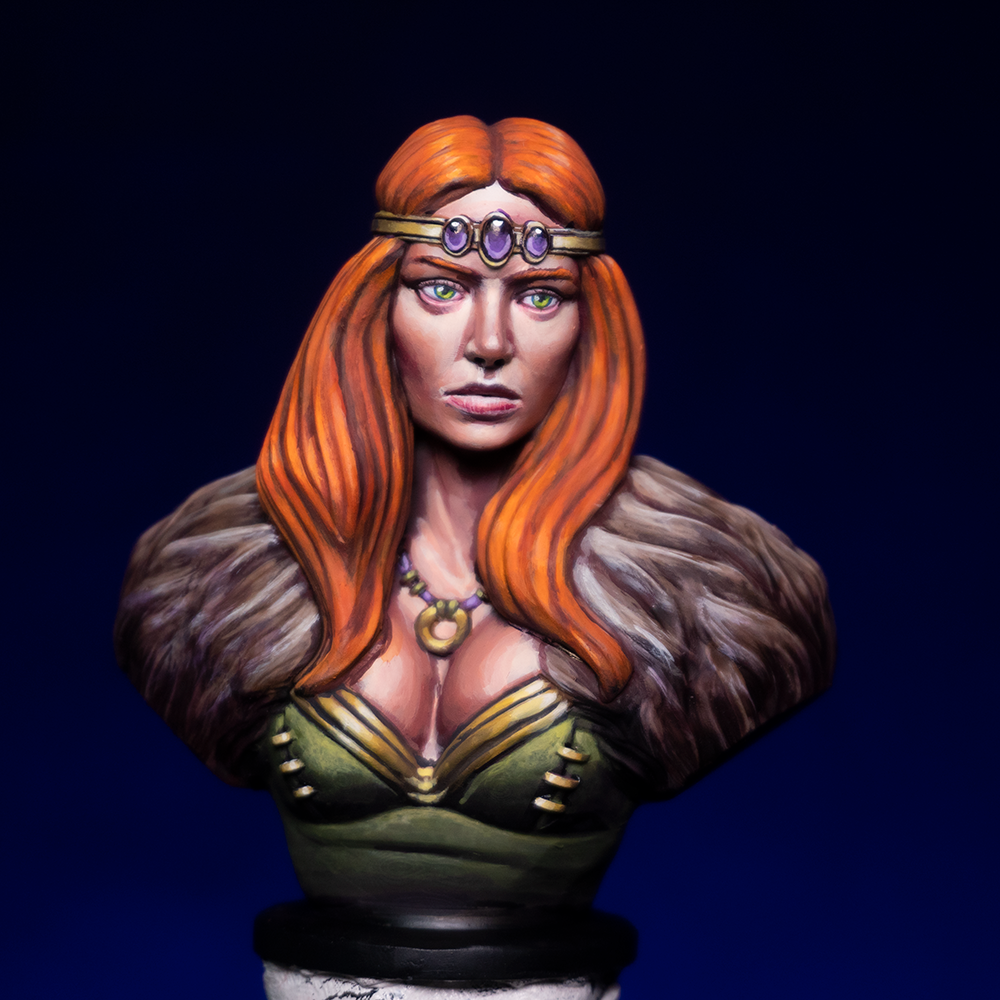 Celtic Lady Red Head