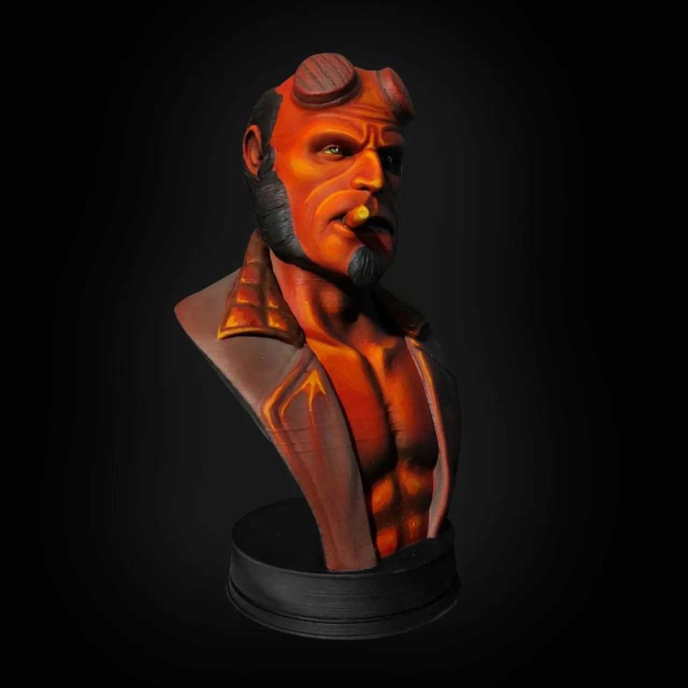 Hellboy bust