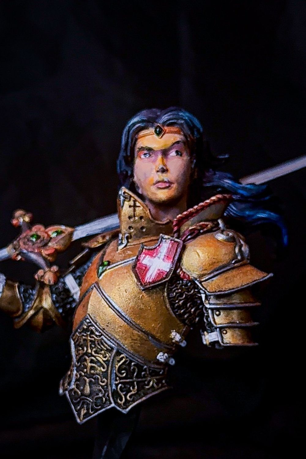 Busto guerreira
