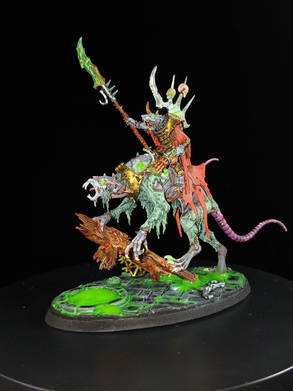 Skaven - Clawlord on a Gnaw-beast