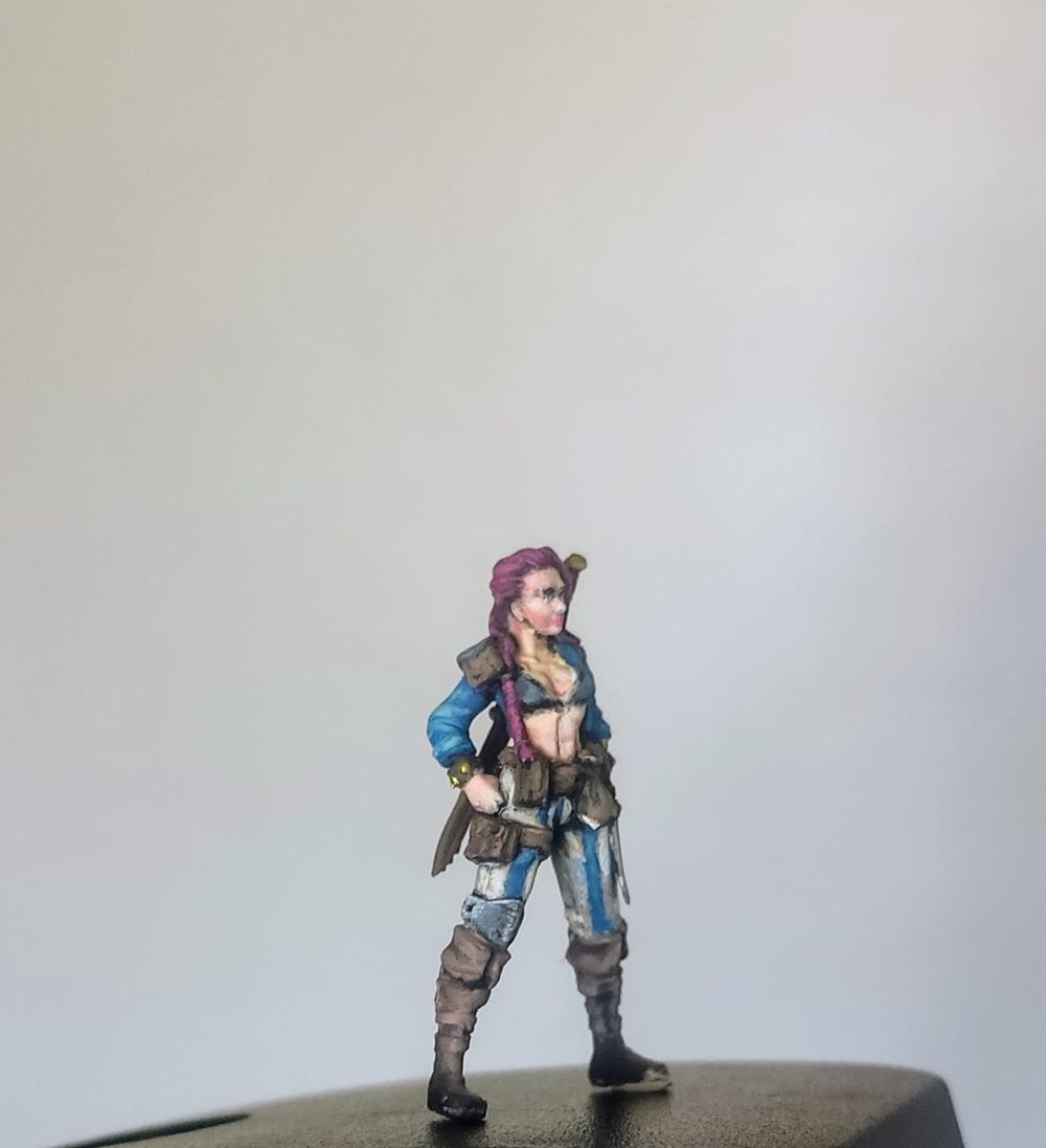 Moça guerreira