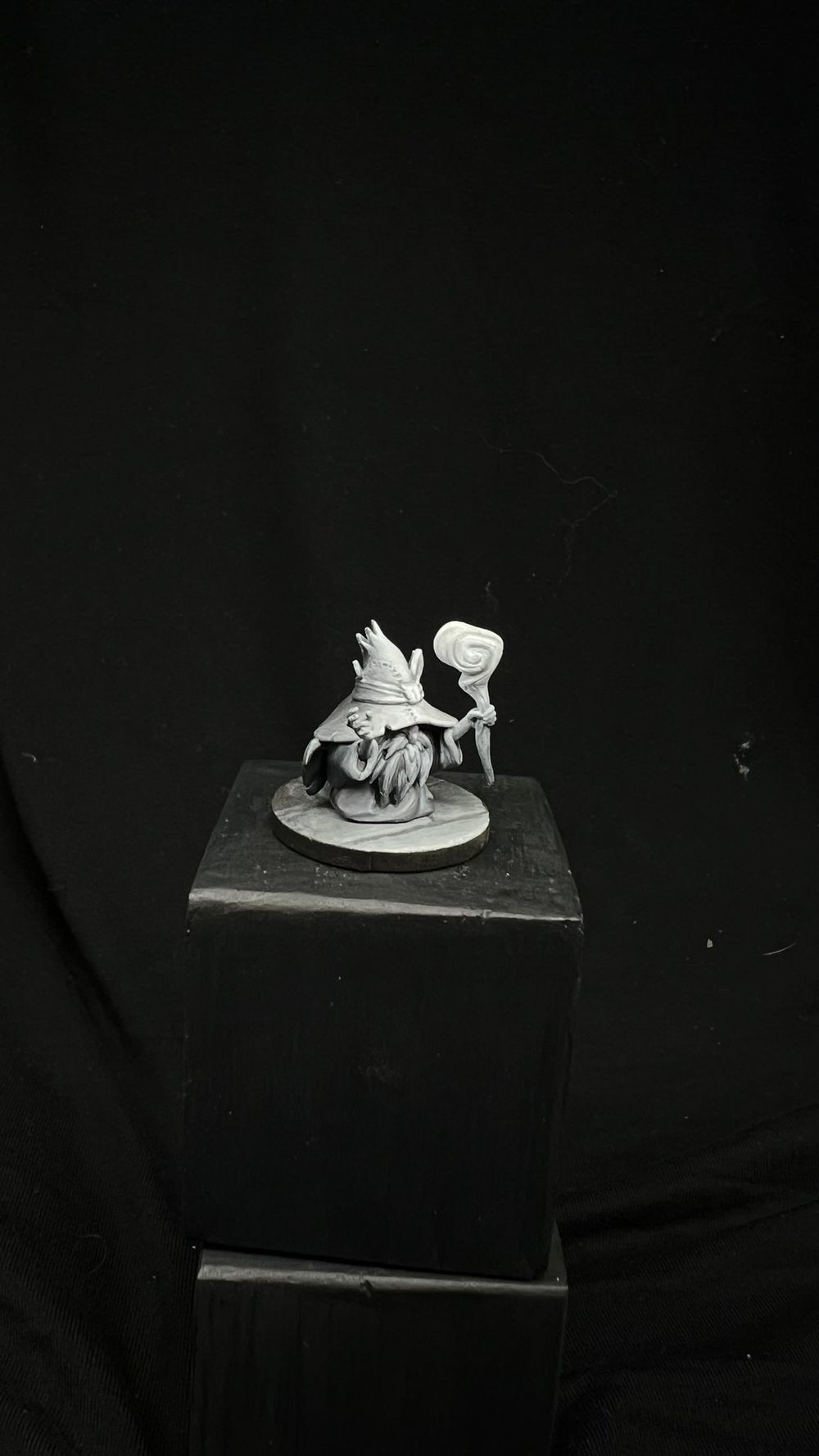 The Little Wizard, a black and white study