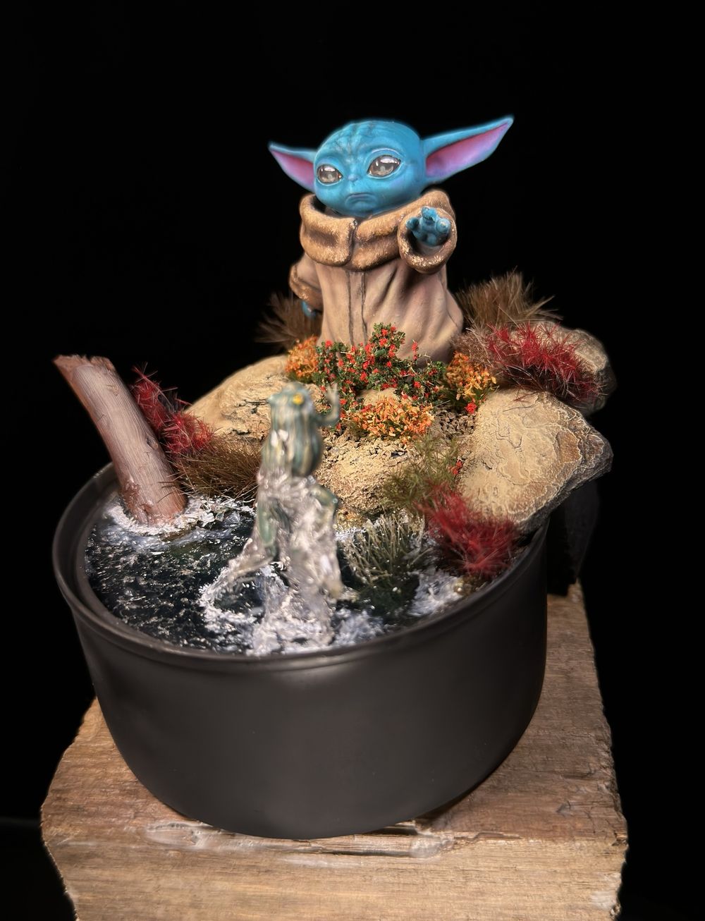 Grogu e o Sapo