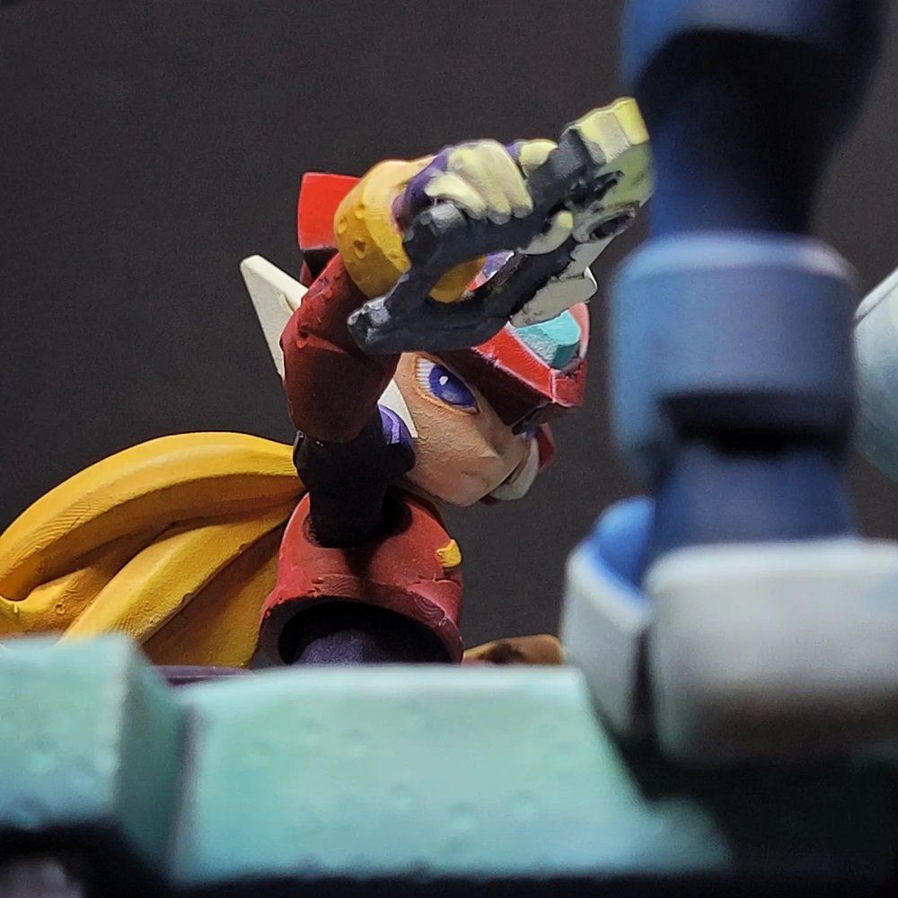 Megaman Zero Diorama - Blindmanta 