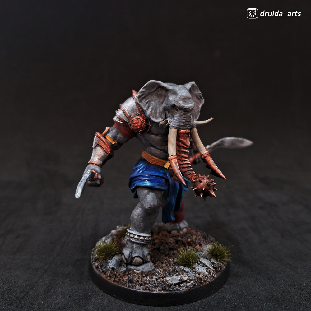 Homem Elefante + Diorama Quadro