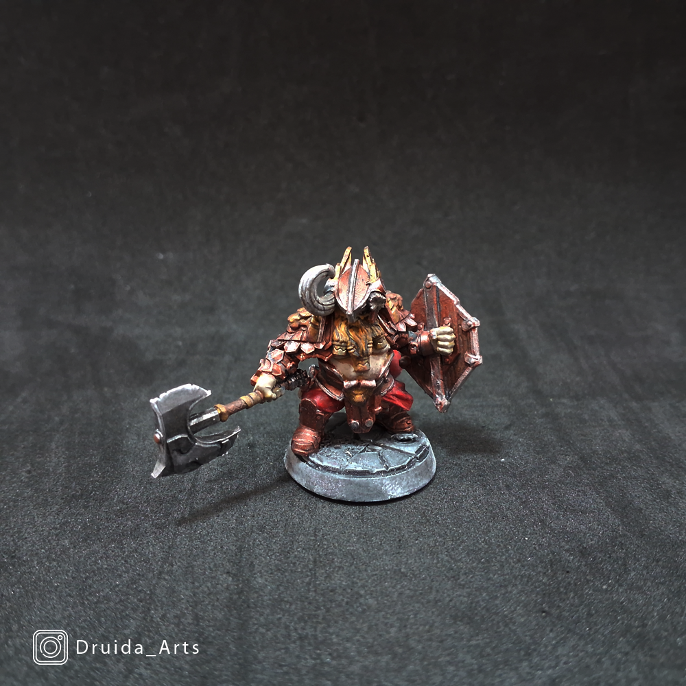 Anão Guerreiro + Diorama