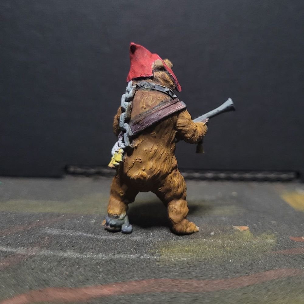 Urso Com Mosquete 30mm