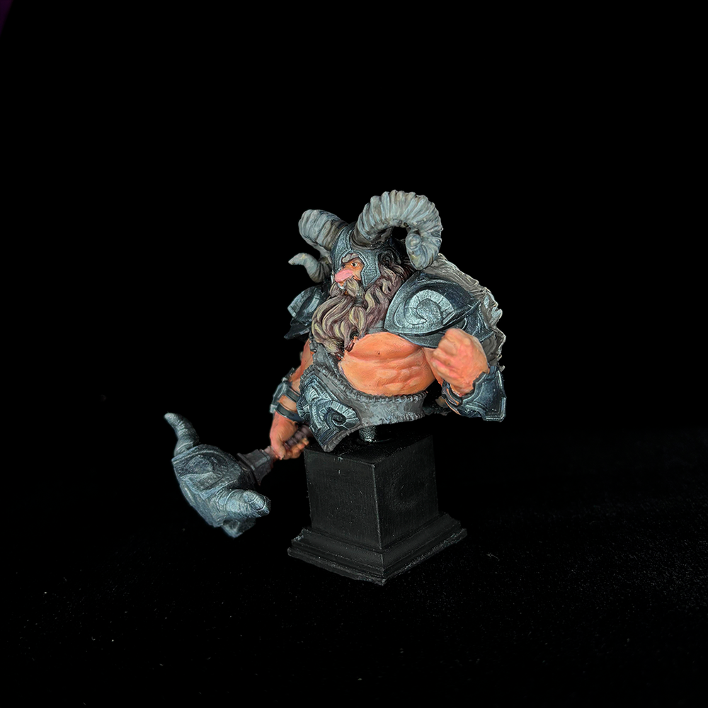 Weregoat humanoid form bust