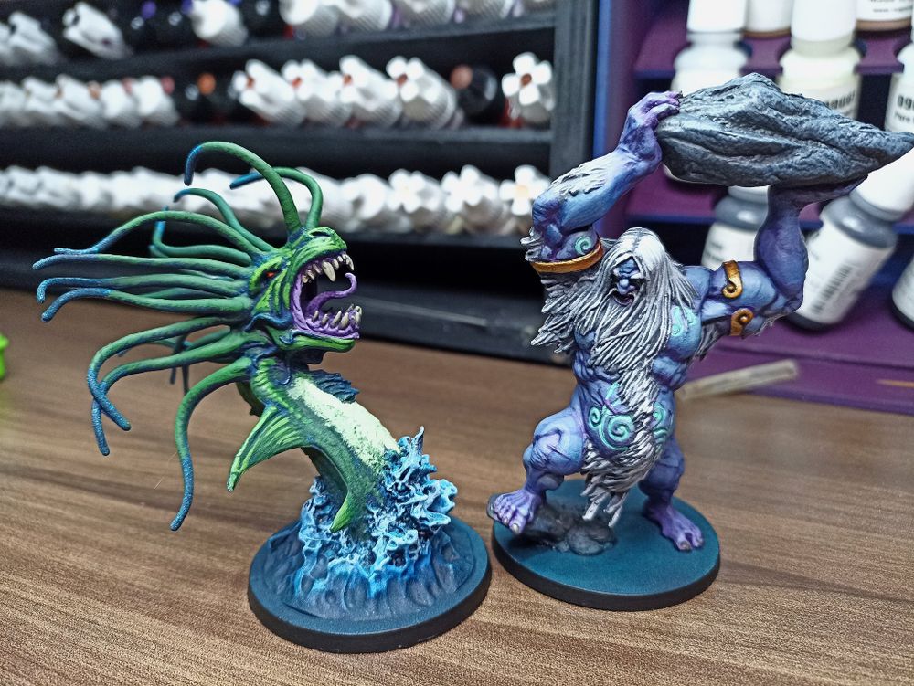 Blood Rage - Frost Giant & Sea Serpent