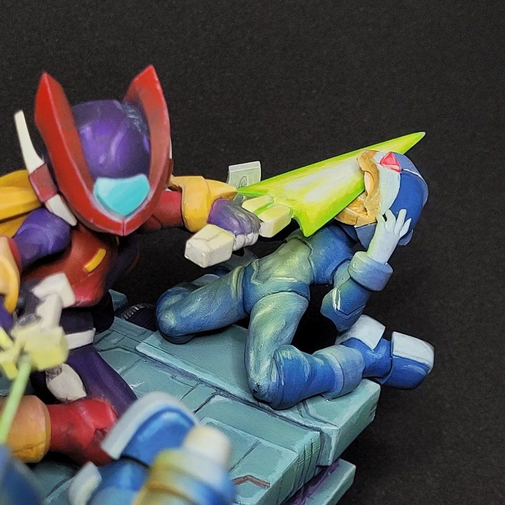 Megaman Zero Diorama - Blindmanta 