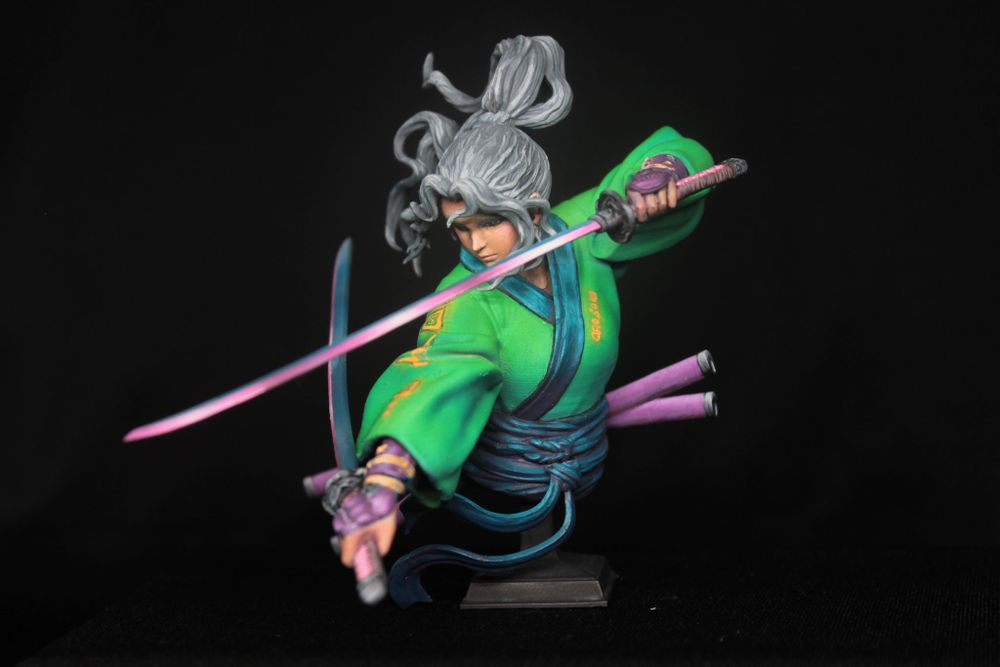 Busto Neko Warrior