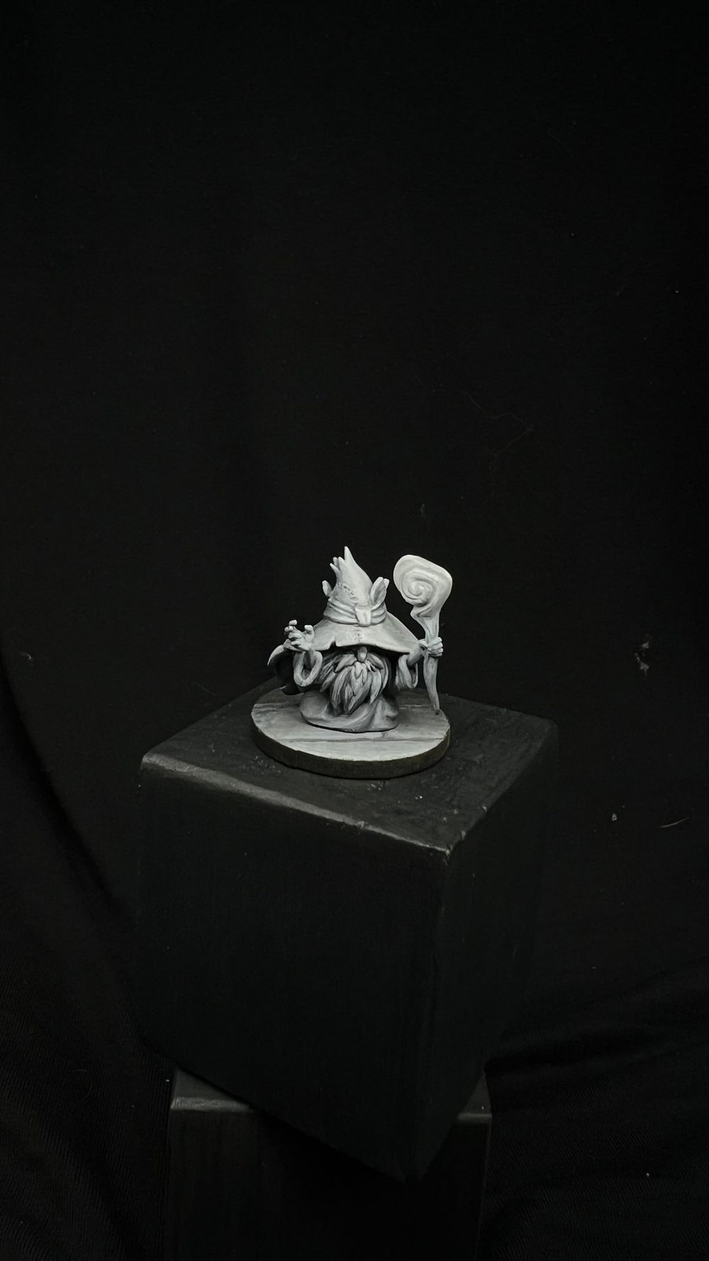 The Little Wizard, a black and white study