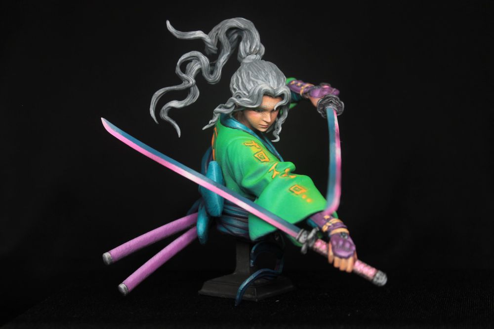 Busto Neko Warrior