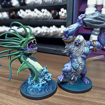 Blood Rage - Frost Giant & Sea Serpent