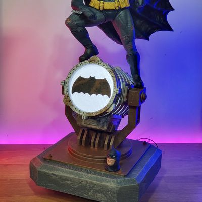 Batman on bat signal