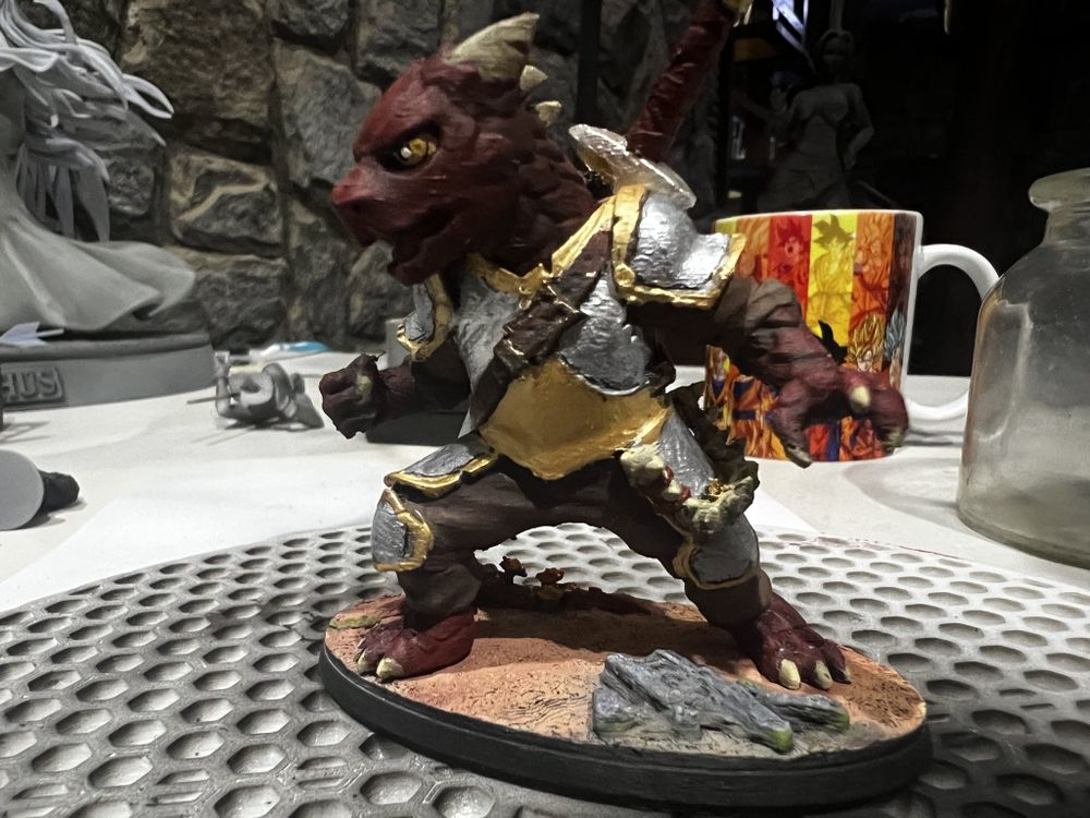 Red dragon knight