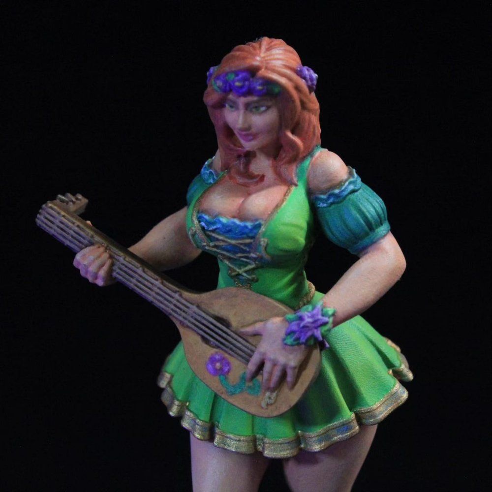 Deirdre The Bard - Dungeon Pinups