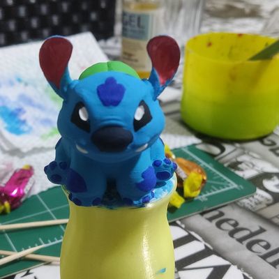 Mistura de bulbassaur e stitch