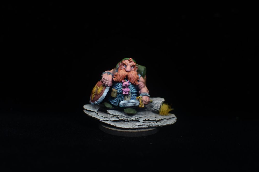 Dwarf Warrior from Durgin Paint Forge Studio