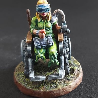 Girl wheelchair
