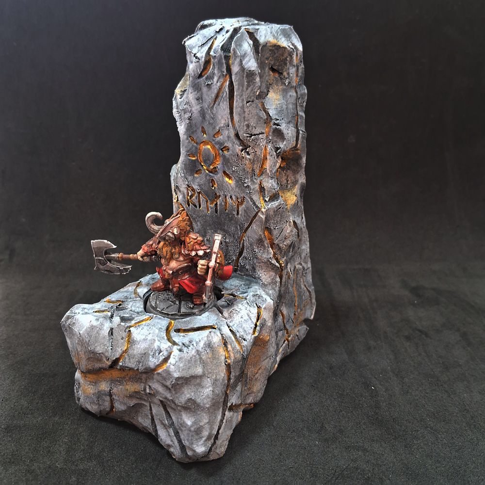 Anão Guerreiro + Diorama