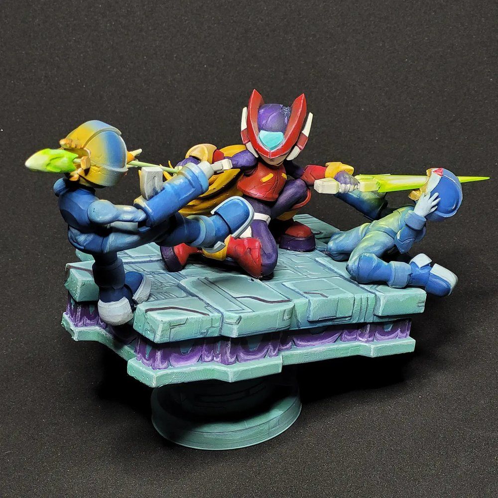 Megaman Zero Diorama - Blindmanta 