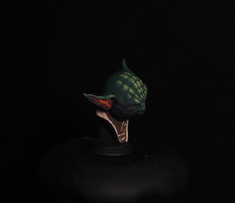 Suspicious Yoda - Bust version