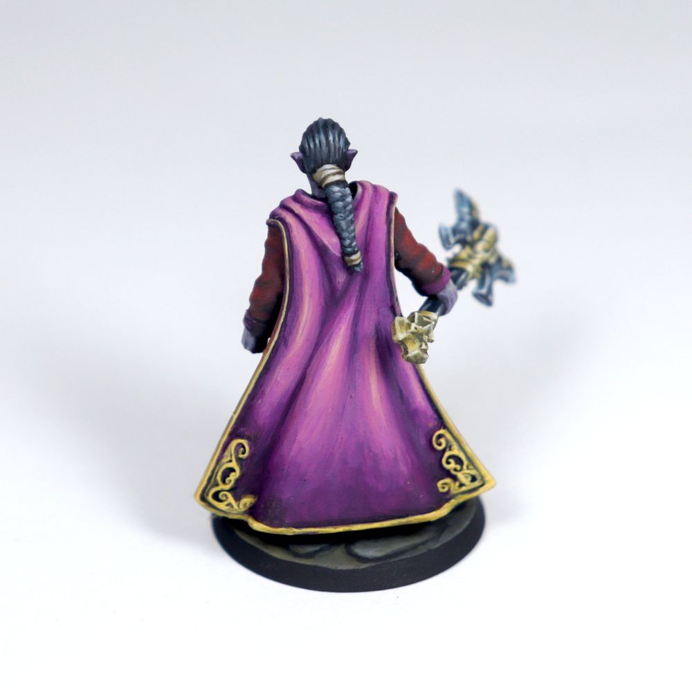 Bruxo Elfo - Miniatura para RPG