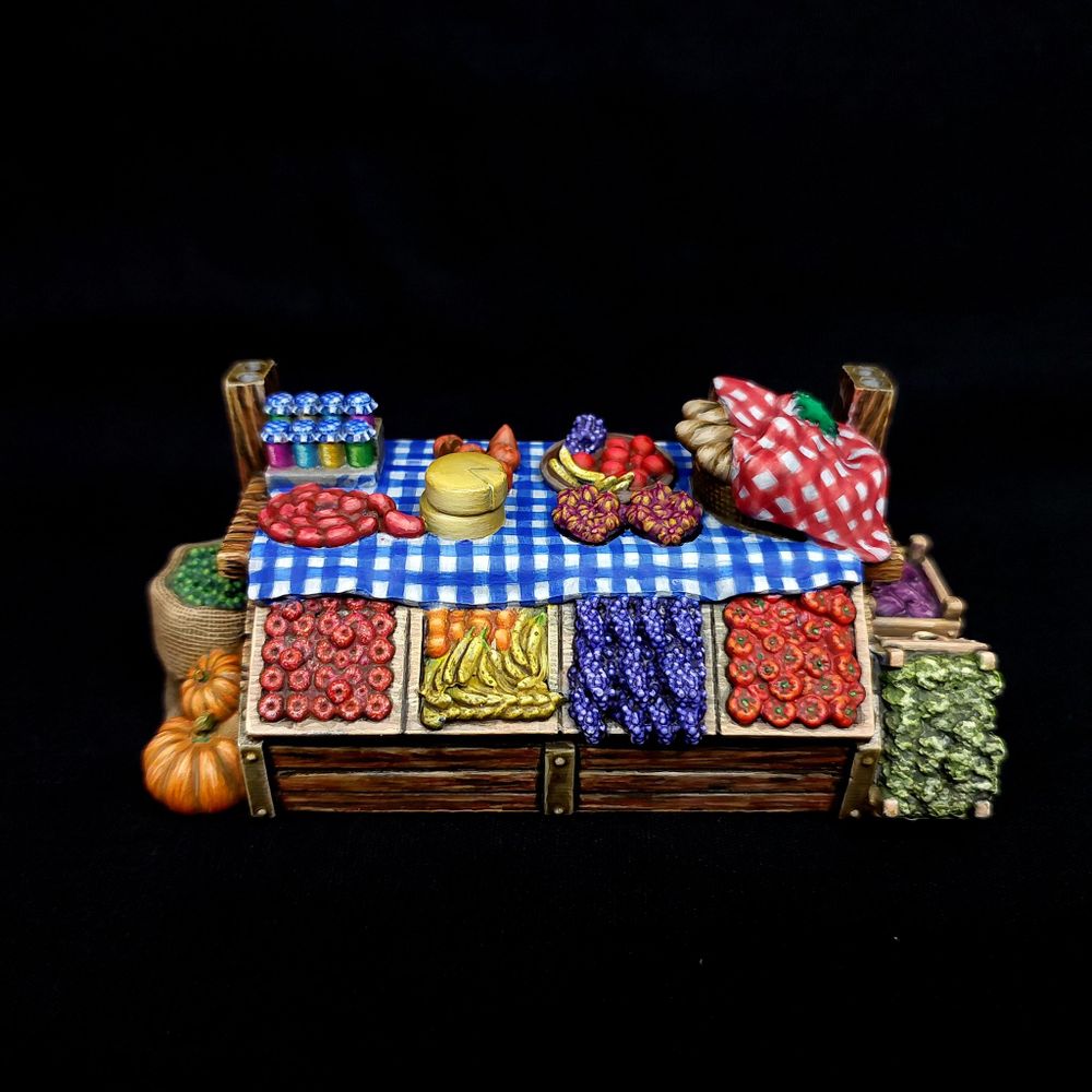 Cenários - Barraca de feira