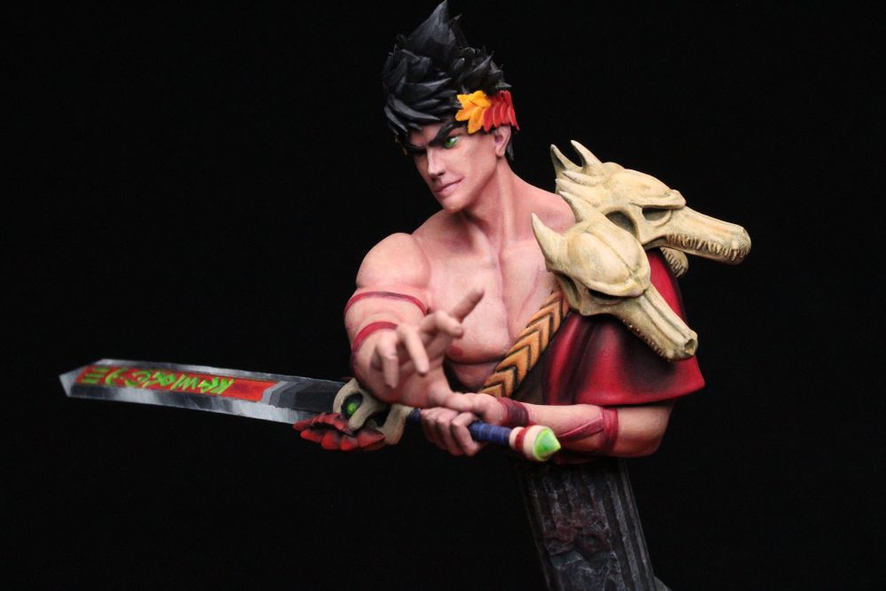 Busto Zagreus - Hades - H3llcreator