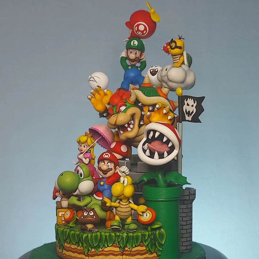 Diorama Super Mario Bros