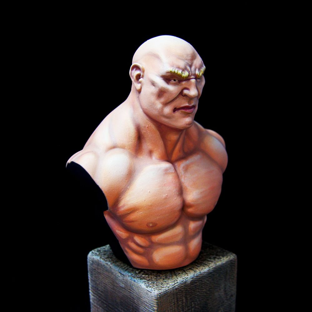 Busto - Estudo de pele