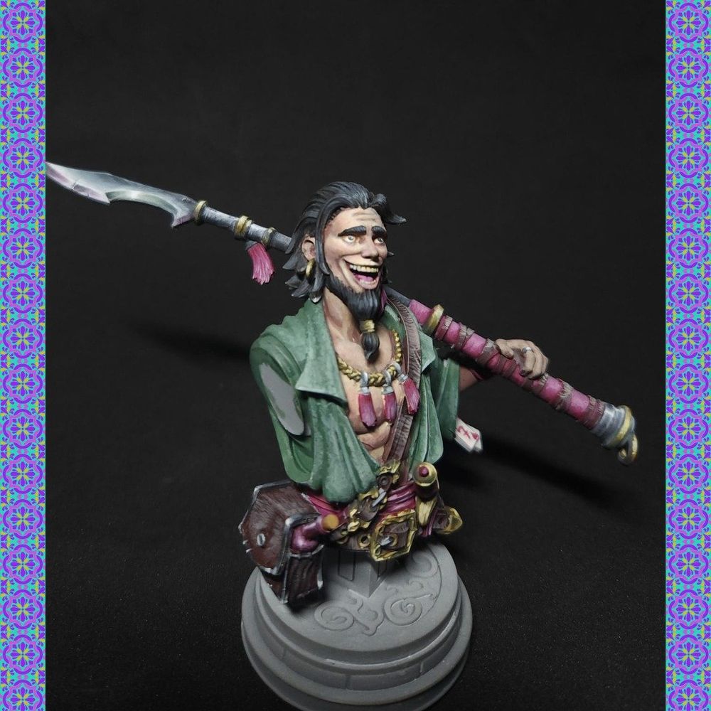 Cassius, encantador charmoso pintado por mim