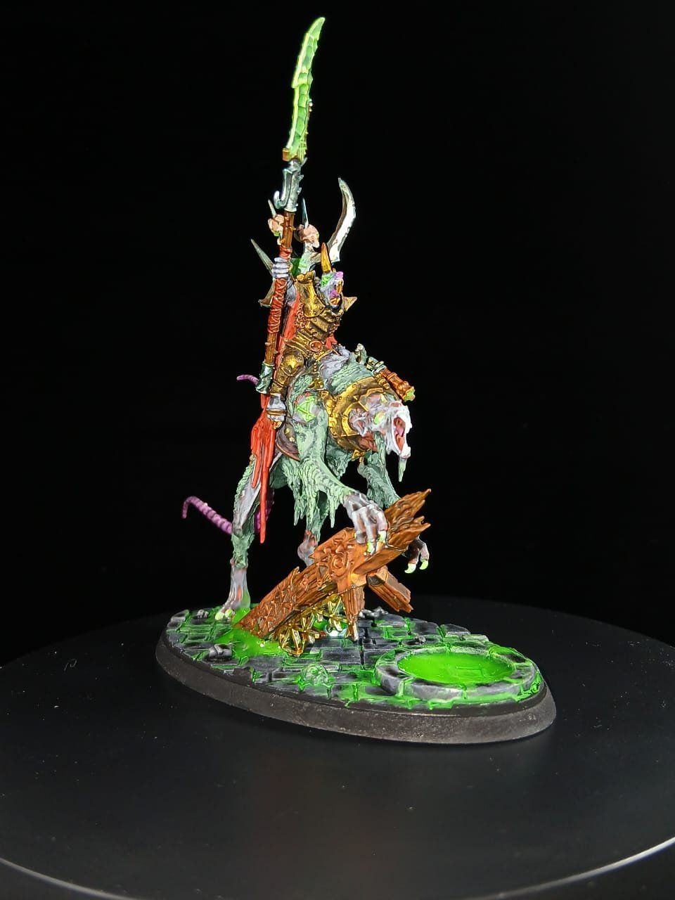 Skaven - Clawlord on a Gnaw-beast