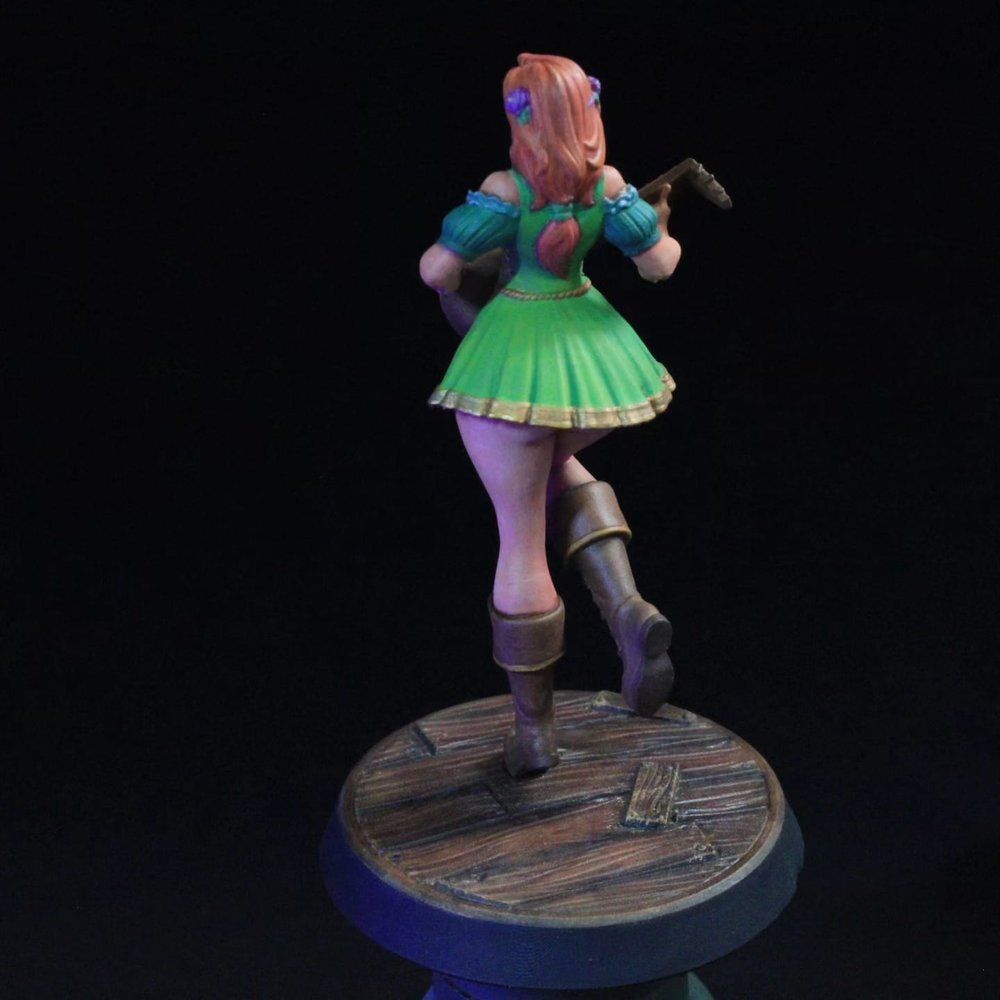 Deirdre The Bard - Dungeon Pinups