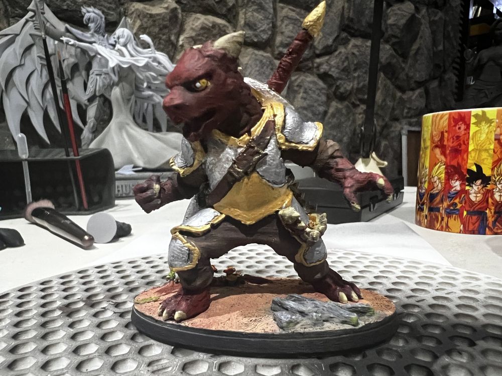 Red dragon knight
