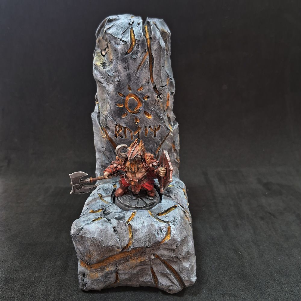 Anão Guerreiro + Diorama