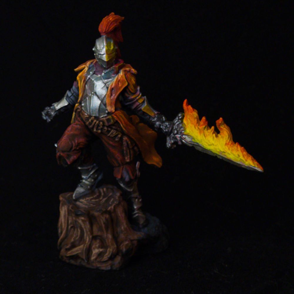 Guerreiro da espada de fogo