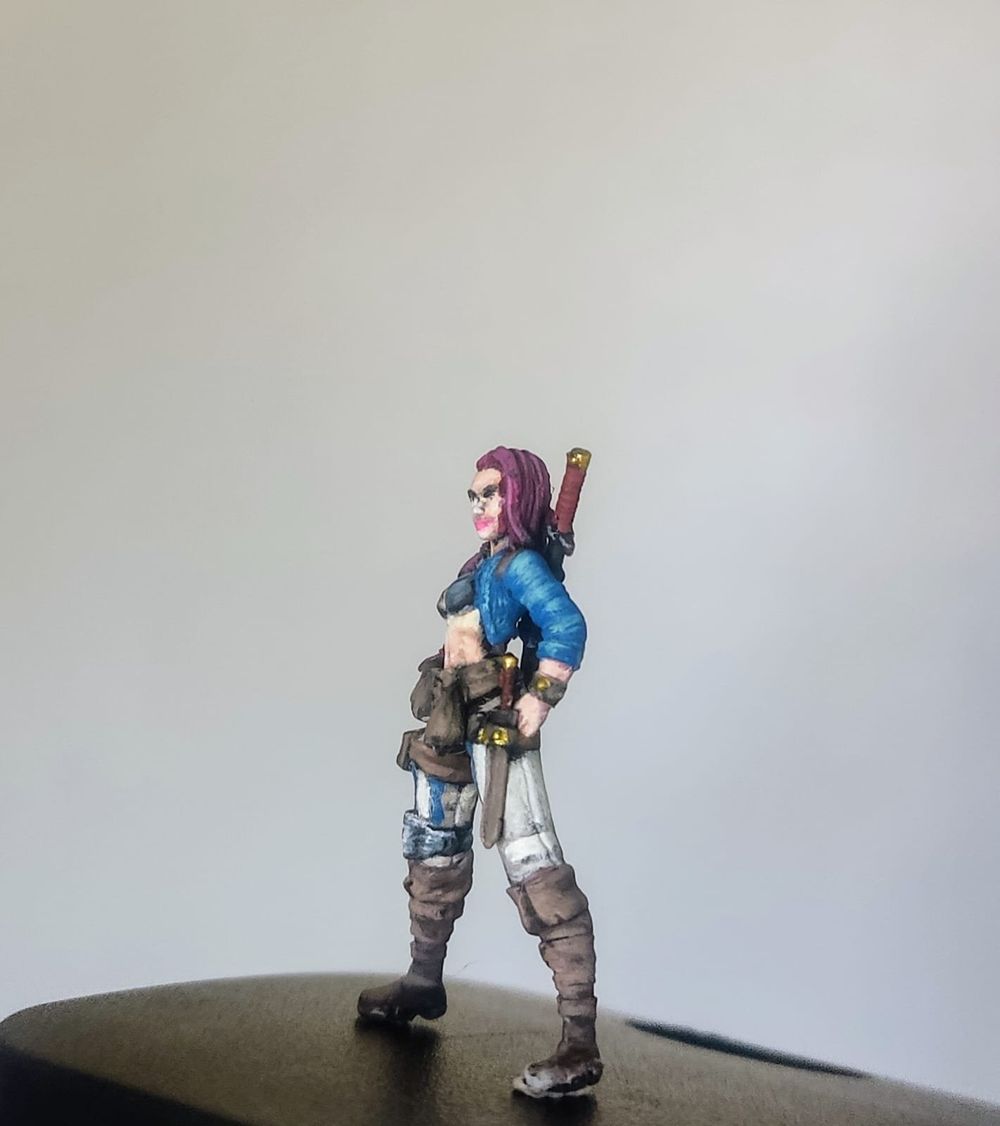 Moça guerreira