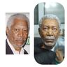 Pintura da Head do incônico Morgan Freeman