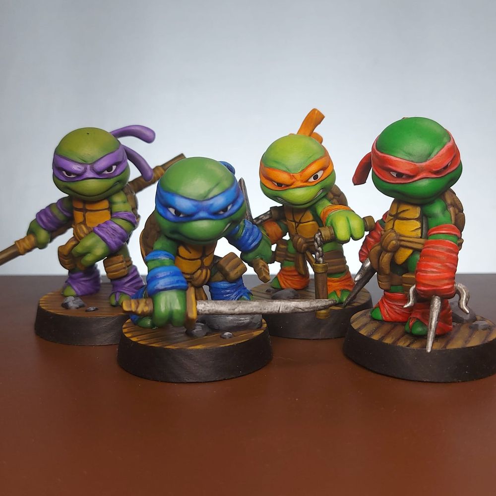 Tartarugas Ninja Chibi