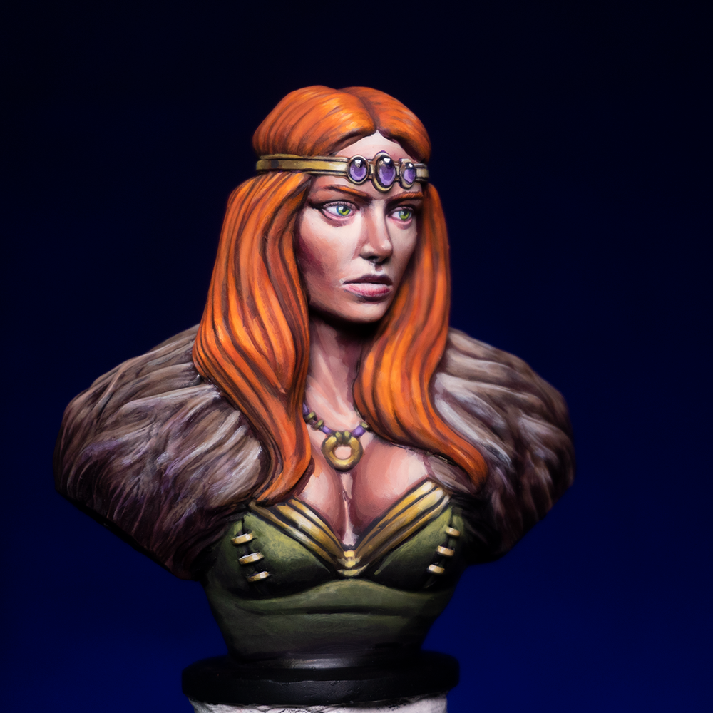 Celtic Lady Red Head