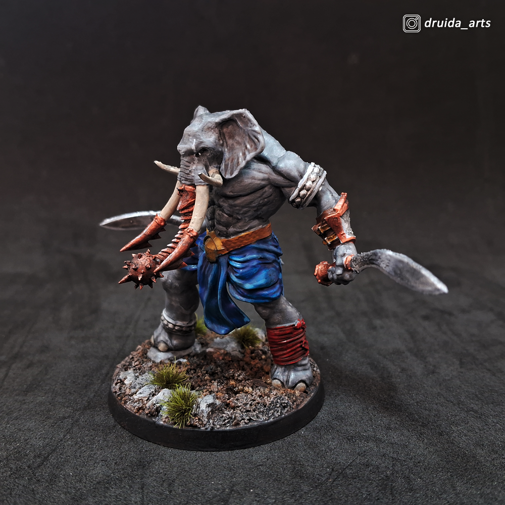 Homem Elefante + Diorama Quadro