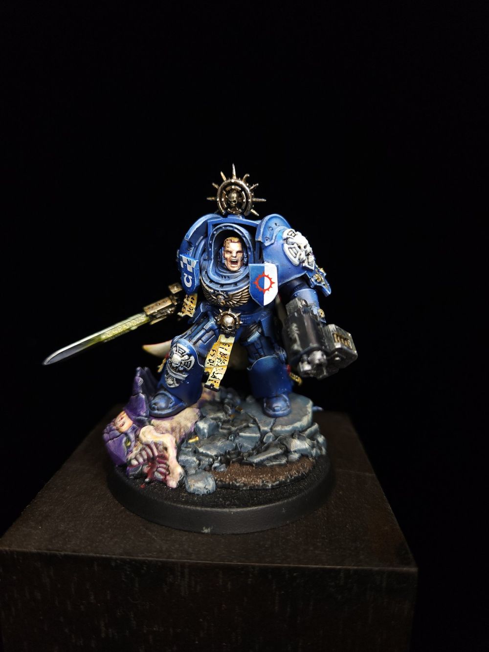 Captain in Terminator armour
