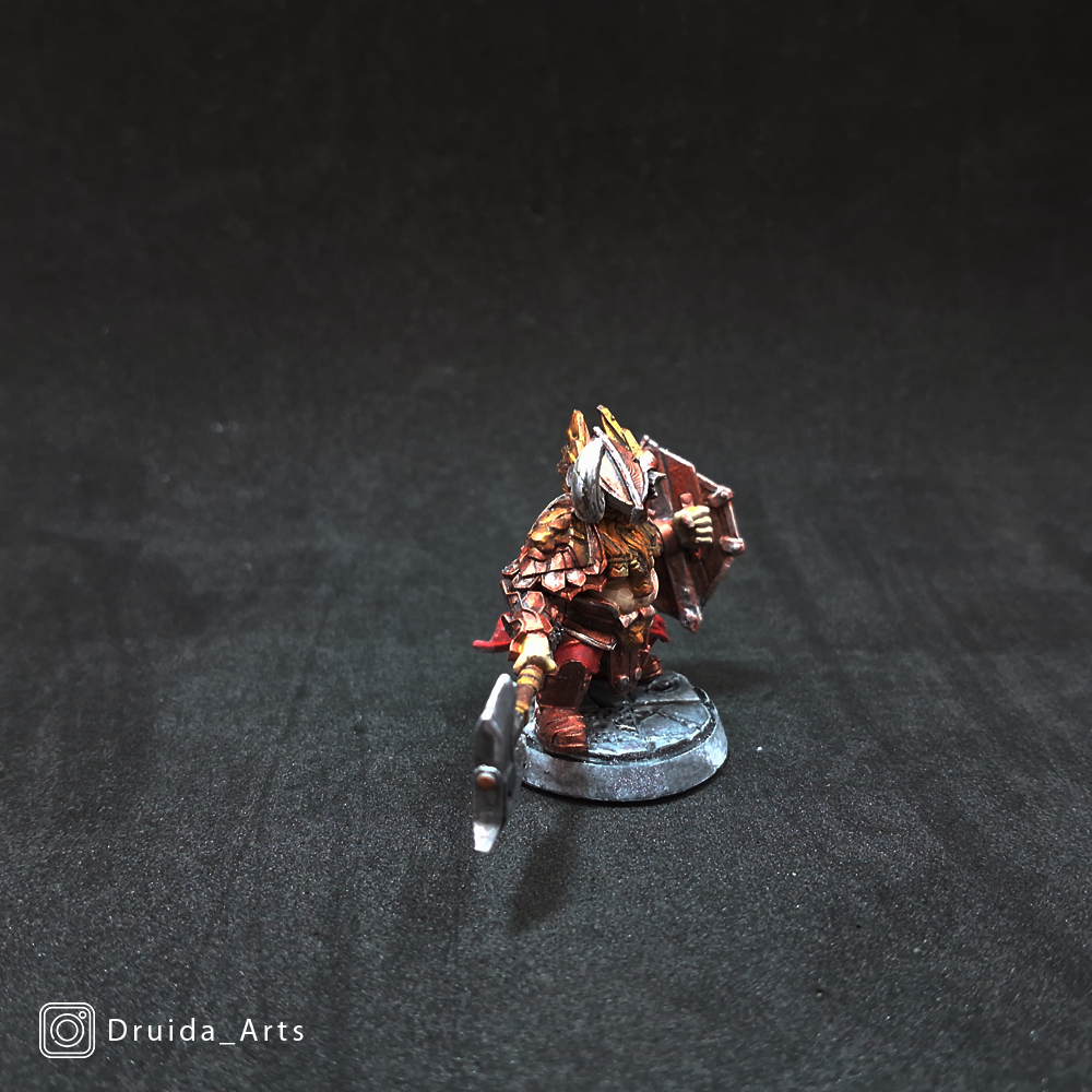 Anão Guerreiro + Diorama