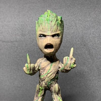 Angry Baby Groot