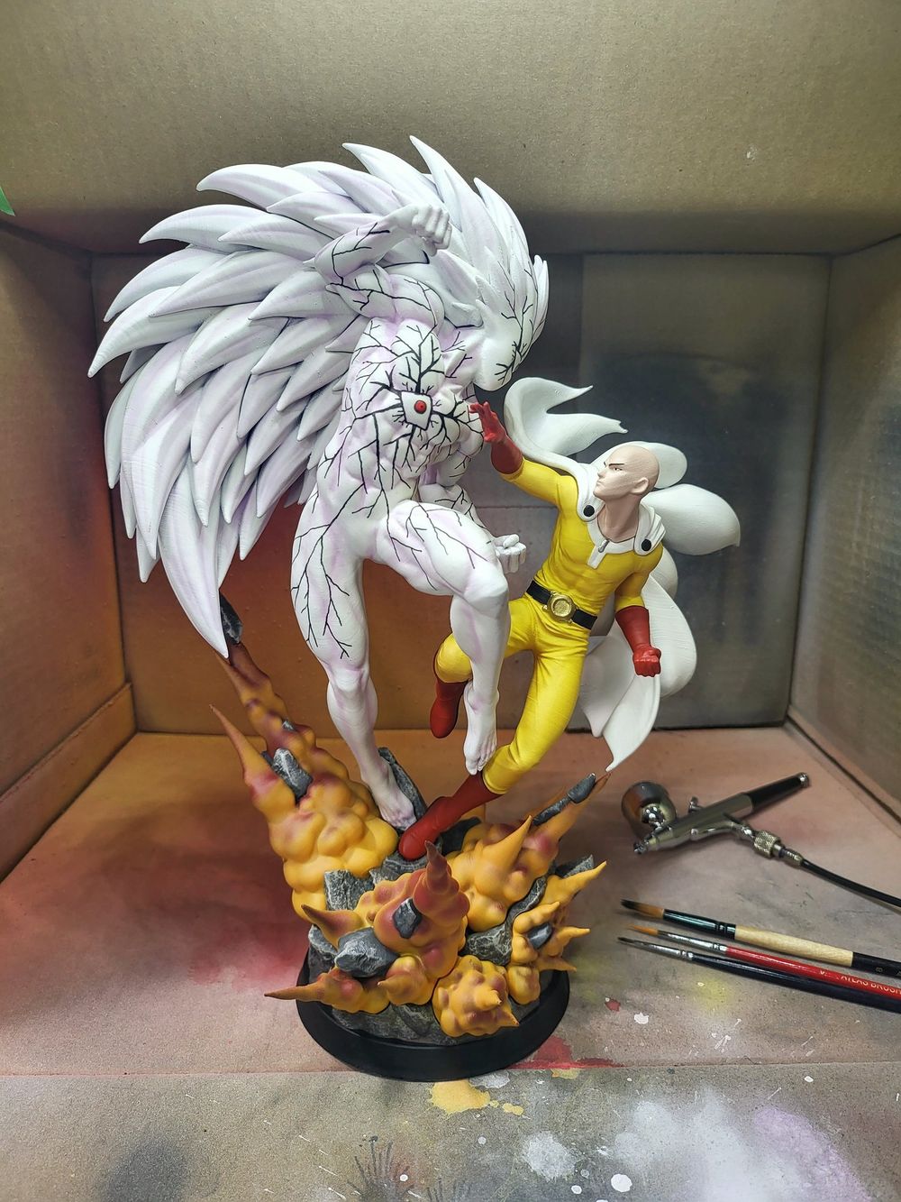 One punch man - Saitama vs Boros